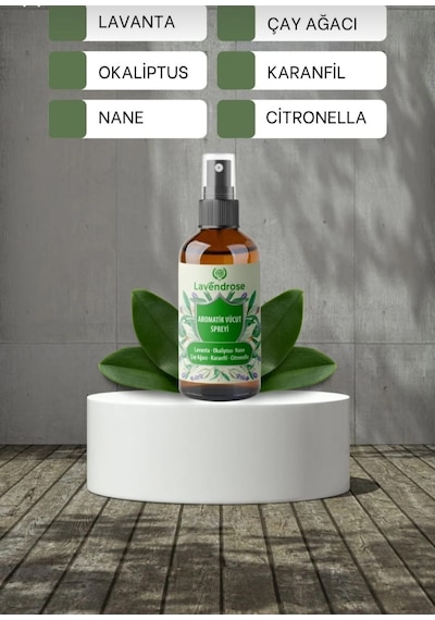 Lavendrose Kene Ve Sivrisinek Kovucu Sprey %100 Doğal 100 Ml 6 Ç