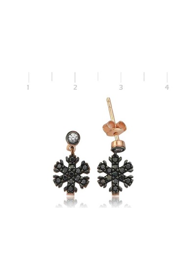 Gümüş Kar Tanesi Küpe N11.41633