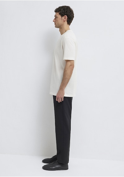 Mavi - Soft-premium Ekru Tencel Liyosel Karışımlı Tişört 0613468-70057 Ekru