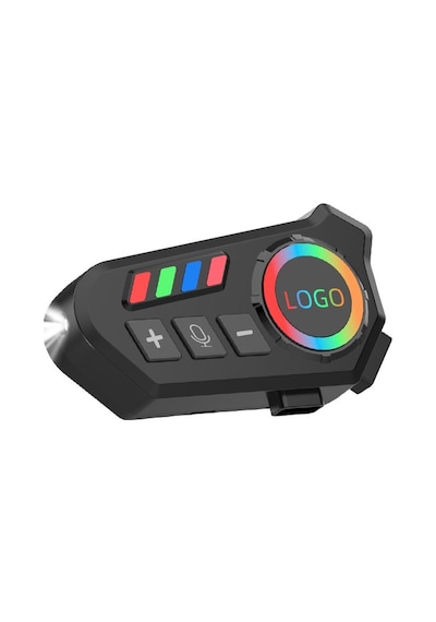 Çeşithane K06 Motosiklet Kask Kulaklığı Su Geçirmez Bluetooth 5.4, 40 Saat Çalma Süresi, Led Işıkl