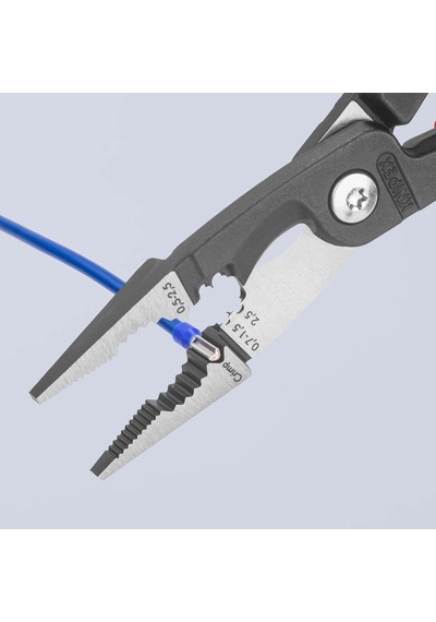 Knipex Elektrik Tesisatı Pensesi Siyah Attramentize, Çok Bileşenl