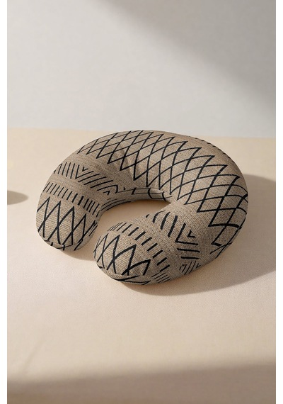 Etnik Geometrik Desen Ergonomik Boyun Yastığı-afrikan Tarzı Bej Siyah Yumuşak Seyahat Yastığı Pastel Yağmur Şampanya Etnik Geometrik Desen Ergonomik Boyun Yastığı-afrikan Tarzı Bej Siyah Yumuşak Seyahat Yastığı Pastel Yağmur Şampanya