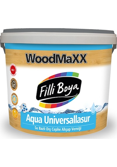 Filli Boya Universallasur Su Bazlı Dış Cephe Ahşap Verniği 2,5 L