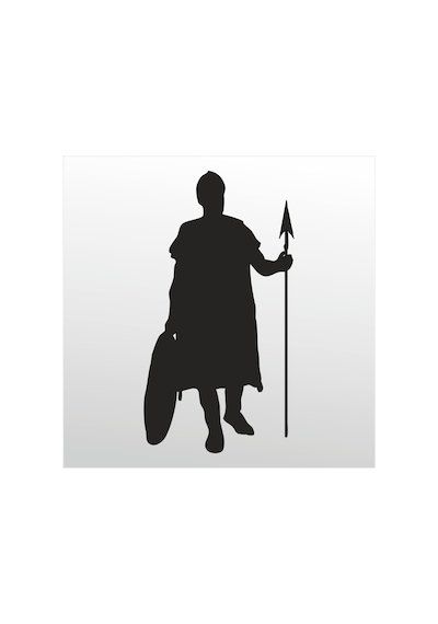 Folyo Sticker Viranşör 80cm Uzunluk Siyah