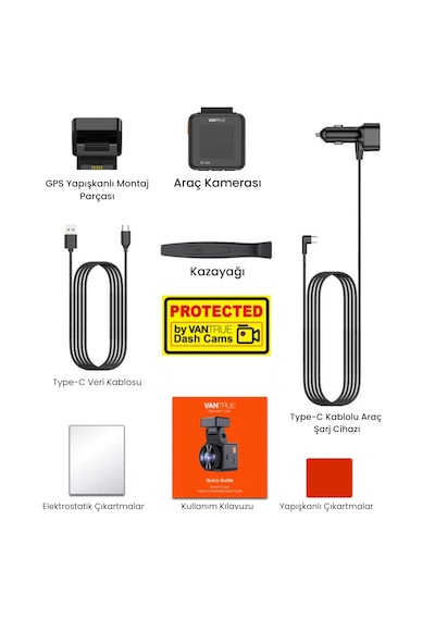 Vantrue Element 1 Lite Araç İçi Kamera