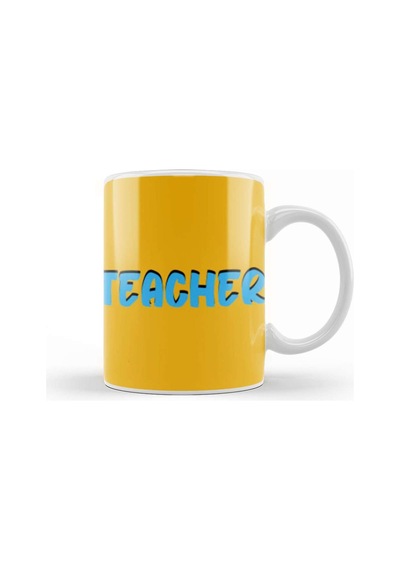Teacher Gift Learning Inspire Science Student School Inspirational Kupa Bardak Porselen No14126 Karışık