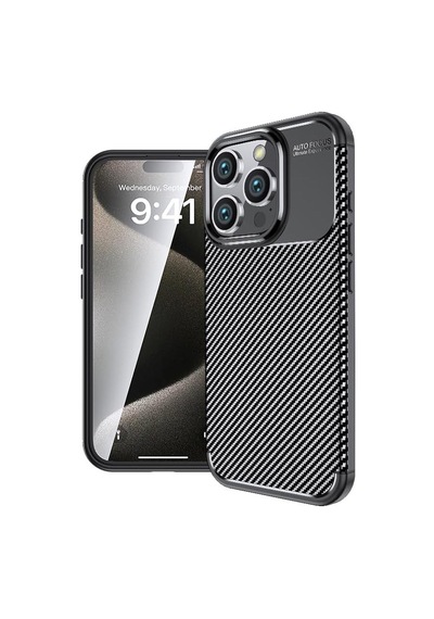 Apple İçin Uyumlu İphone 16 Pro Kılıf Negro Silikon Kapak Siyah
