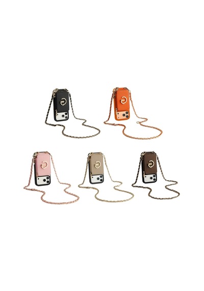 Kombinlenebilir - Uzun Zincir Crossbody Telefon Omuz Askısı - By Bera Lina Bej