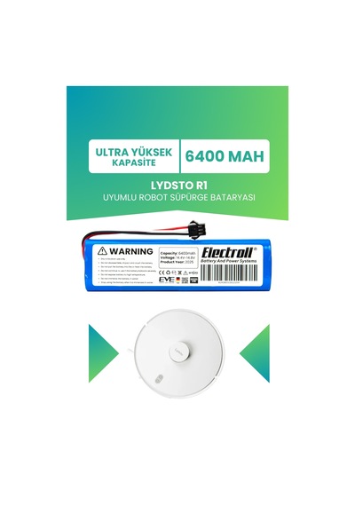 Lydsto R1 Batarya 6.400mah Pil Robot Süpürge Batarya