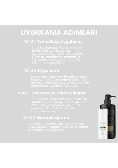 Batçı Saç Kapatıcı-dolgunlaştırıcı Krem 50ml.