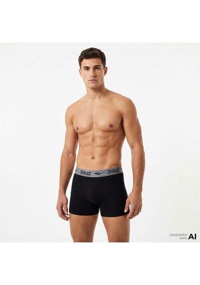 Everlast Renkli Lastik 3'lü Boxer Au0015 Çok Renkli