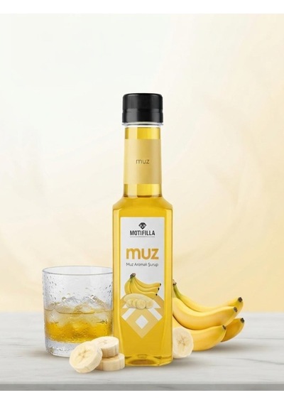Muz Kokteyl Şurup 250 Ml. 350 Gr. Muz Şurup