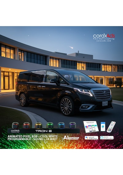 Vıp Yıldız Tavan Fiber Optik Starlıght Minibüs Kayan Yıldızlı Set - Kayan Yıldızlı Çok Renkli