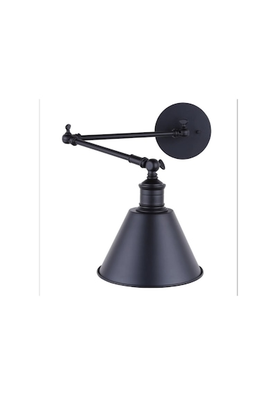 Rıolight Retro,rustik,vintage Siyah 1xe27 Duylu Hareketli Başlık Siyah