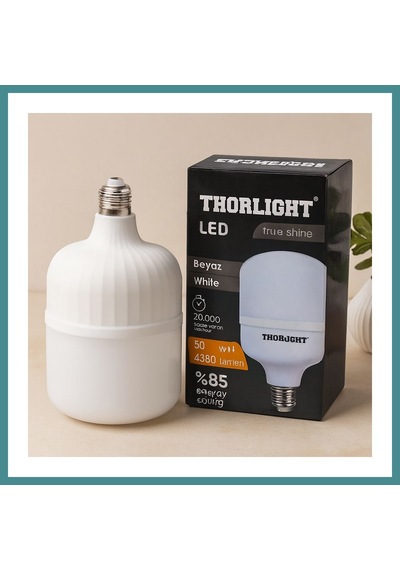 Trendexa 50w E27 T-şekil Beyaz Led Ampul Mac Standart