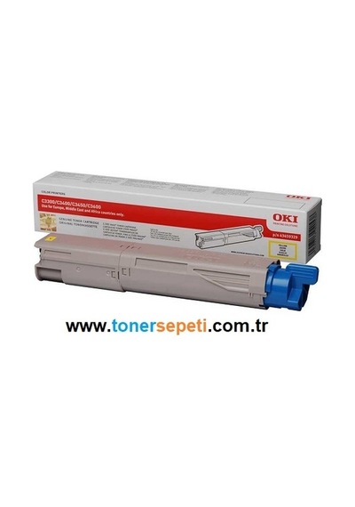Tonersepeti Oki C3300-43459345 Sarı Toner Y.k.