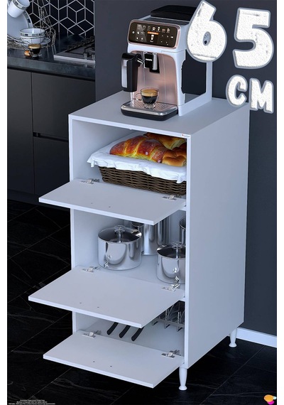 Garda 3 Kapaklı Mutfak Dolabı 65 Cm Çok Amaçlı Mikrodalga Fırın Tezgahı Kiler Erzak Dolabı Beyaz Garda 3 Kapaklı Mutfak Dolabı 65 Cm Çok Amaçlı Mikrodalga Fırın Tezgahı Kiler Erzak Dolabı Beyaz