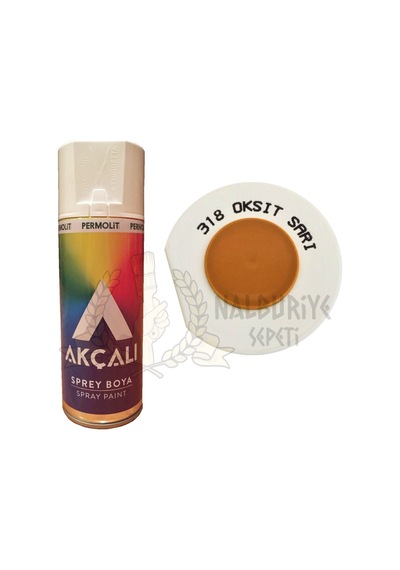 Akçalı Oksit Sarı Sprey Boya 400 ML - 318
