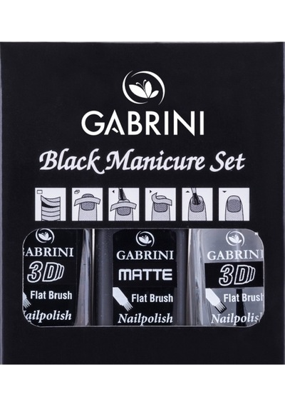 Gabrini Black Manikür Seti