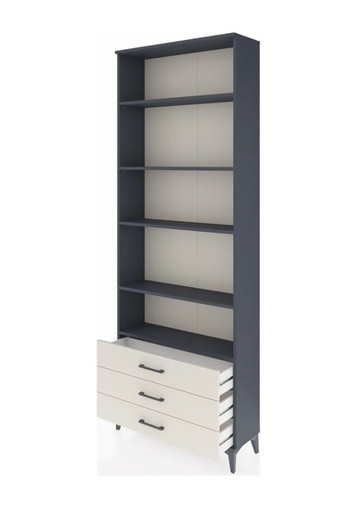 Arges Dolap 5 Raflı 3 Çekmeceli 88x30x243 Antrasit-aytaşı Antrasit Arges Dolap 5 Raflı 3 Çekmeceli 88x30x243 Antrasit-aytaşı Antrasit