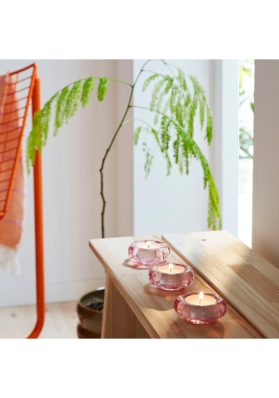 Tealight Mumluk, Pembe, 3 Cm Diğer