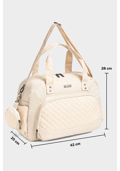 Go Bag Olivia Krem Anne Bebek Bakım Çantası