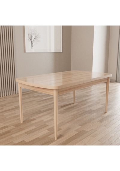 Merona Sonomo 80x132 Mdf Ahşap Ayaklı Açılır Mutfak Masası, Yemek Masası, Salon Masası Sonomo Merona Sonomo 80x132 Mdf Ahşap Ayaklı Açılır Mutfak Masası, Yemek Masası, Salon Masası Sonomo