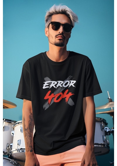 Stil X Yeni Sezon Oversıze Erkek T-shırt, Sizi Anlatan Tasarımlar Siyah-6