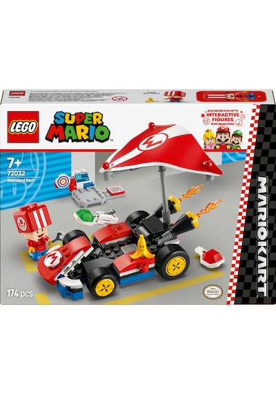 LEGO® Super Mario™: Mario Kart™ – Standard Kart 72032 - 7 Yaş ve Üzeri Çocuklar için Koleksiyonluk Yaratıcı Oyuncak Yapım Seti (174 Parça) LEGO® Super Mario™: Mario Kart™ – Standard Kart 72032 - 7 Yaş ve Üzeri Çocuklar için Koleksiyonluk Yaratıcı Oyuncak Yapım Seti (174 Parça)