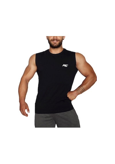 Musclecloth Training Kolsuz T-Shirt Siyah