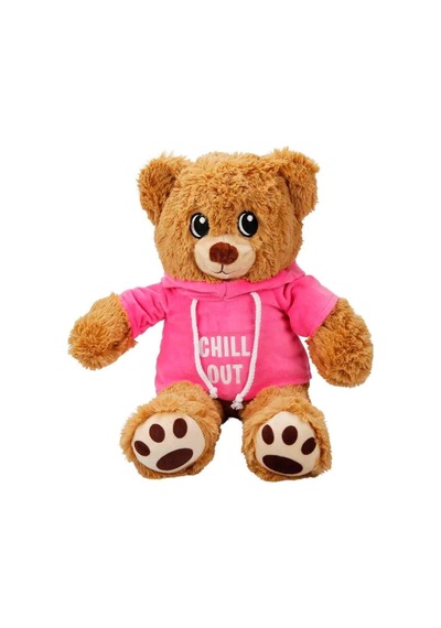 Mey İthalat Kapşonlu Peluş Ayı 30 Cm.