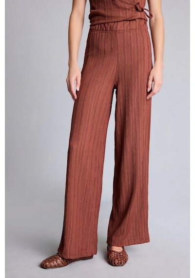 Defacto Wıde Leg Geniş Paça Kırışık Dokulu Kahverengi Pantolon H5275ax26smbn495 Kahve-bn495 Defacto Wıde Leg Geniş Paça Kırışık Dokulu Kahverengi Pantolon H5275ax26smbn495 Kahve-bn495