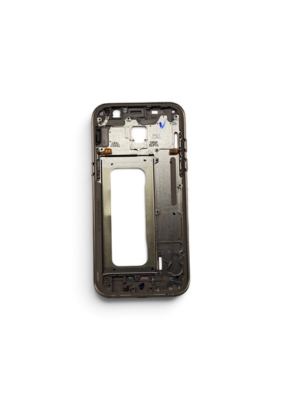 A520 Orta Kasa Galaxy A5 2017 Uyumlu Gold Renk Orta Kasa Çerçeve + Ses Açma On Off Tuş Bordu Ve Plastik