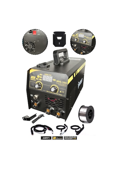 Mıg-350 350a Profesyonel 3'ü 1 Arada Mıg Mma Tıg İnverter Gazsız Gazaltı Kaynak Makinesi-3212