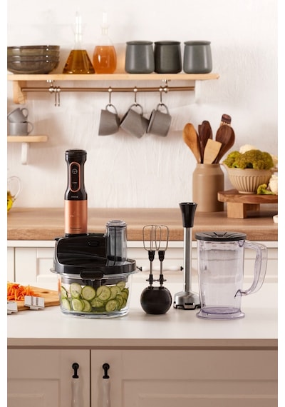 Karaca  Mastermaid Prosteel Uzun Blender Ayaklı 6 Bıçaklı 2500 W Cam Mutfak Robotu