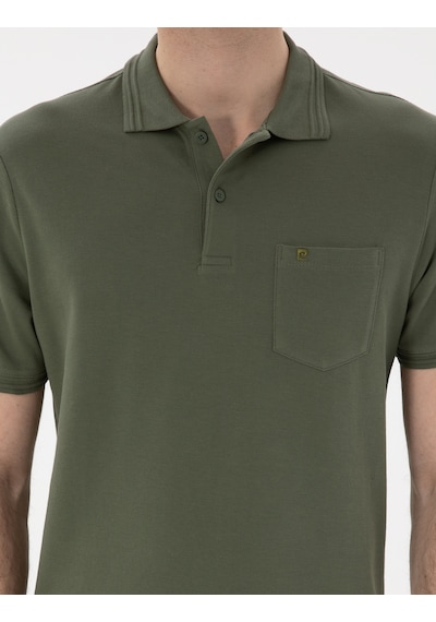 Pierre Cardin Erkek Haki Tişört Basic 50306552-vr027 Haki