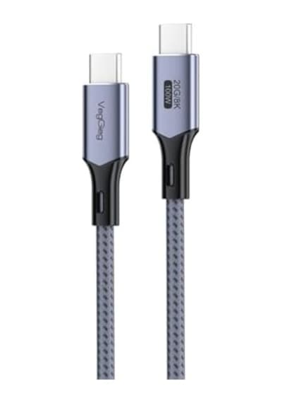 100w 5a Usb3.2 Gen 2 20 Gbps 8k 60hz Type-c Görüntü Şarj Ve Data Kablosu 3 Metre