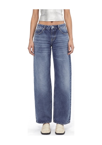 Hiccup Squalo Kadın Pantolon Orta Mavi Denim 01