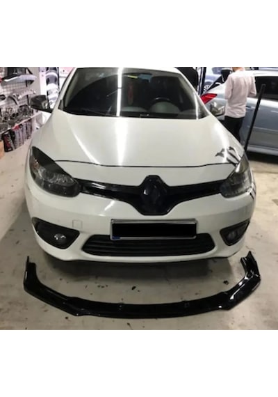 Renault Fluence Beyaz Renkli Ön Lip 4 Prç P.siyah Abs 2009 - 2016