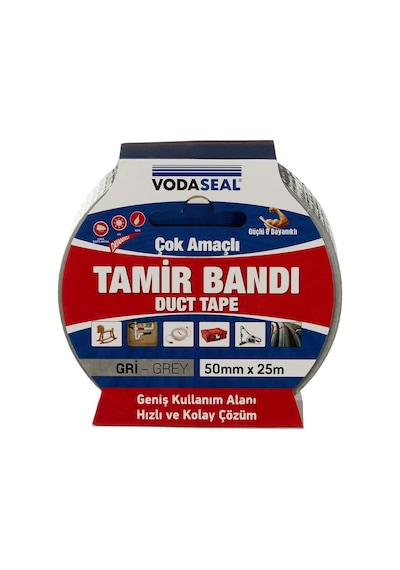 Amaçlı Tamir Bandı Gri 50mmx25mt