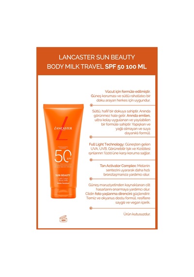 Sun Beauty Yüksek Koruma Besleyici Nemlendirici Vücut Sütü Spf 50 100 Ml
