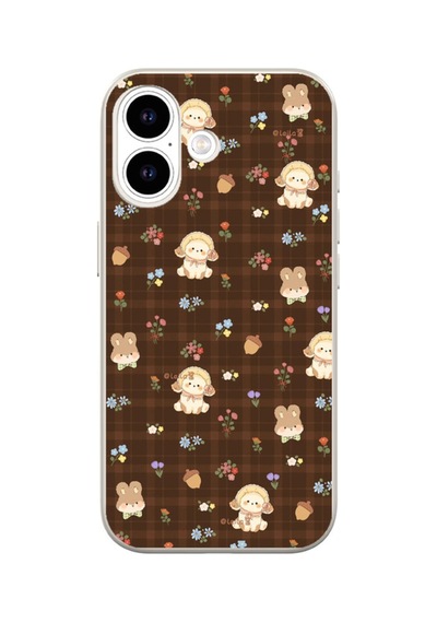 Arvencase Apple iPhone Uyumlu 17 Uyumlu Hd Kalite Orta Sertlikte Baskılı Desenli Silikon Renk20 Renk20