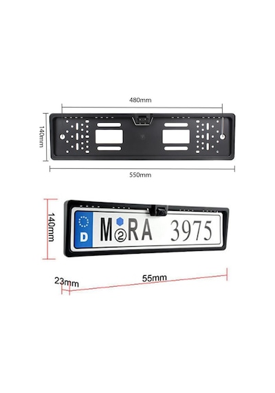Plaka Kamera Gece Görüşlü Araç Geri Vites Kamerası 509126723