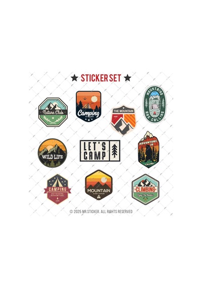 Bdls7 Küçük Boy 10lu Sticker Seti