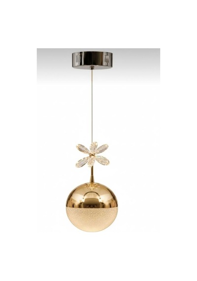 Tekli Şeker Top Rose Gold 3 Renk Ledli Sarkıt Altın