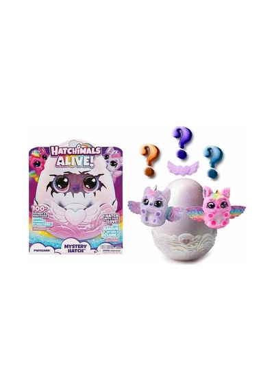 Hatchimals Alive Mystery Hatch Pufficorn Çok Renkli