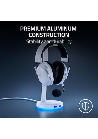 Base Station V2 Chroma - Usb Hub'lı Ve Rgb Aydınlatmalı Kulaklık Standı 7.1 Surround Sesli Usb Hub, Entegre Kulaklık Tutucu, Kaymaz Stand, Chroma Rgb Mercury