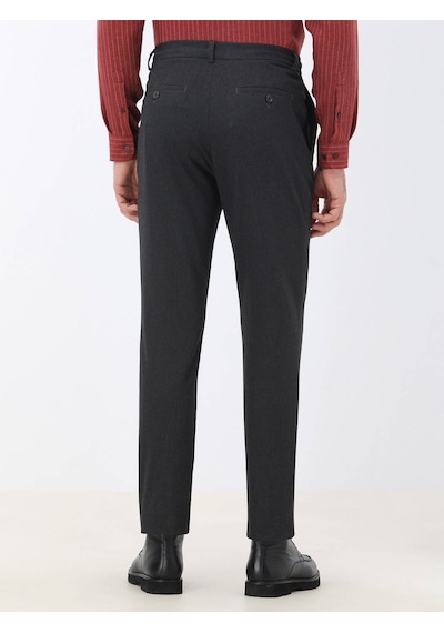 Kip Antrasit Dokuma Jogging Fit Casual Pantolon Antrasit