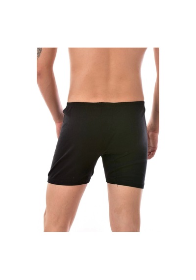 Erkek Siyah 6 Adet Paçalı Boxer 0111 Siyah