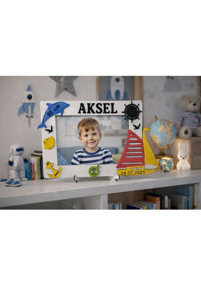 Bebeklere Özel Resim Çerçevesi Şık Ve Modern Kişiye Özel No 4045